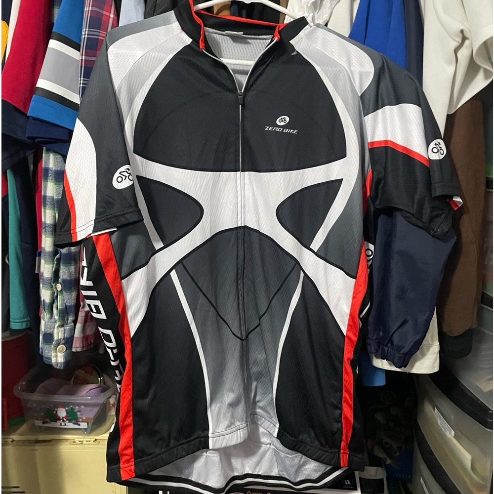 ZEROBIKE Men's Cycling Jersey Short Sleeve Breathable Bicycle Bike Shirts XXL